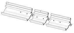 [950-D256A] Fiamma F80s 400 | Support pour Promaster 159 étendu